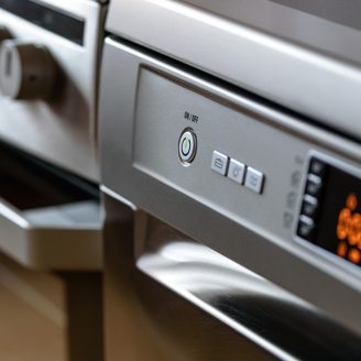 Dishwasher console.